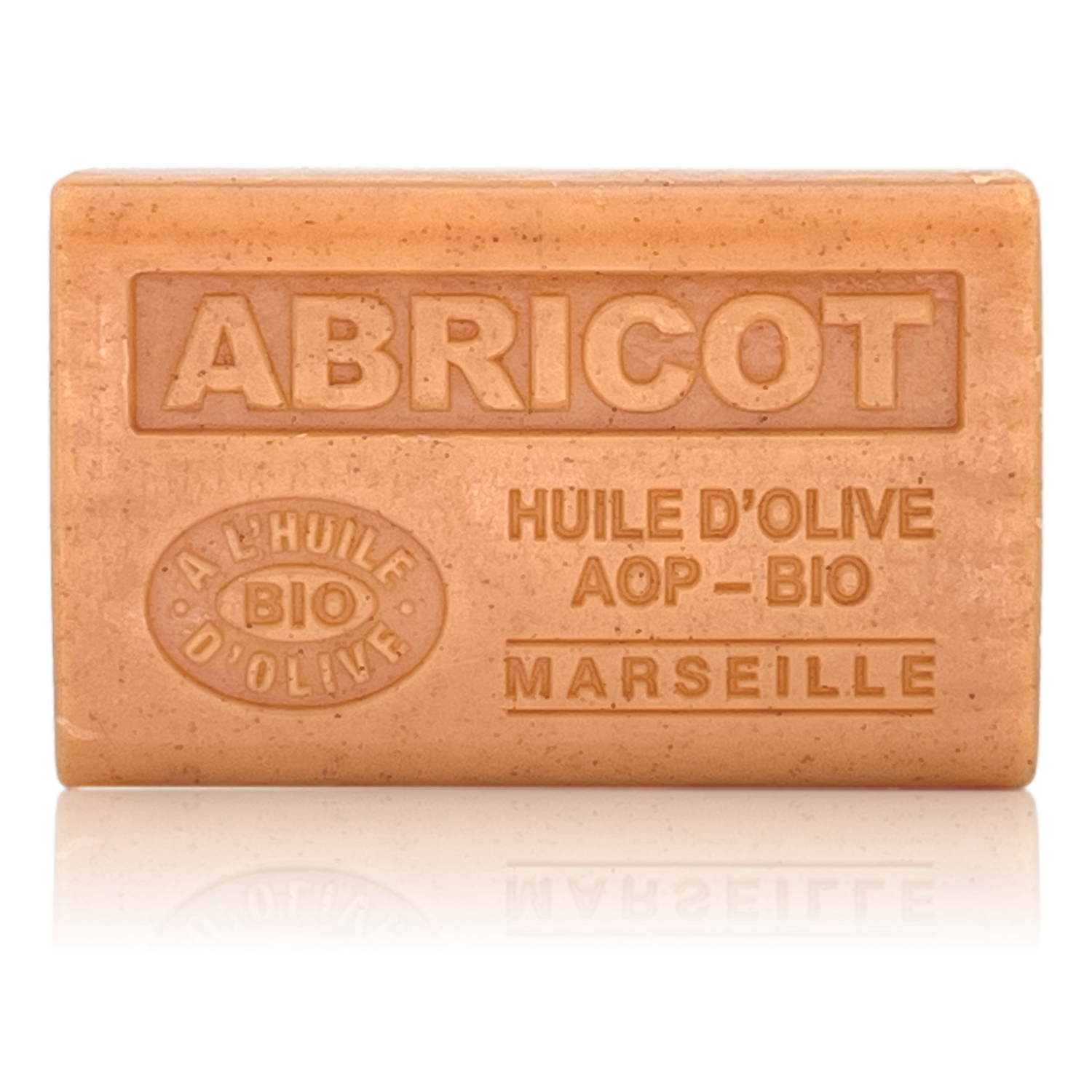 SAVON À L'HUILE D'OLIVE AOP - BIO ABRICOT EXFOLIANT