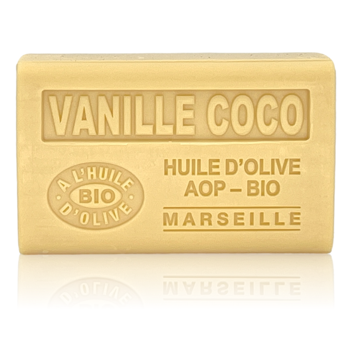 SAVON À L'HUILE D'OLIVE AOP - BIO VANILLE COCO