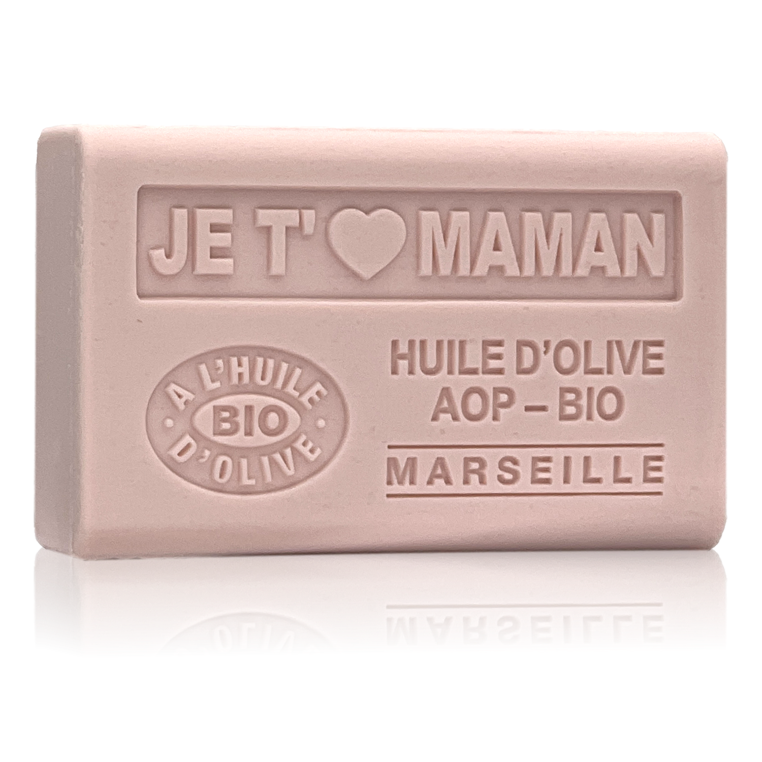 SAVON À L'HUILE D'OLIVE BIO JE T'AIME MAMAN