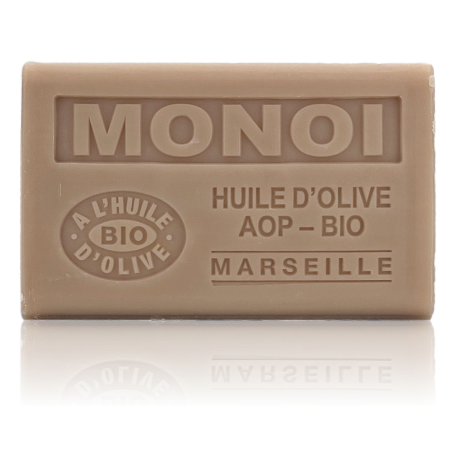 SAVON À L'HUILE D'OLIVE AOP-BIO MONOI
