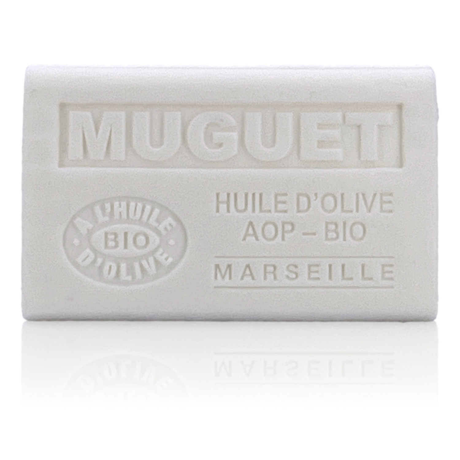 SAVON À L'HUILE D'OLIVE AOP-BIO MUGUET