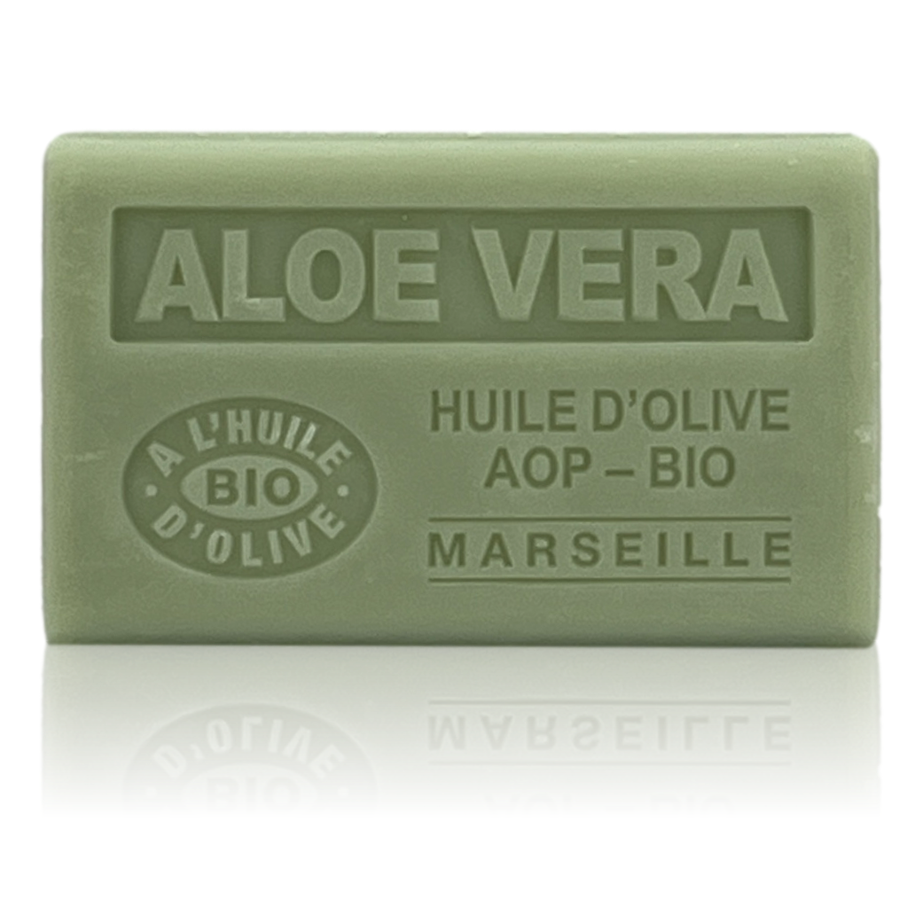 SAVON À L'HUILE D'OLIVE AOP-BIO ALOE VERA