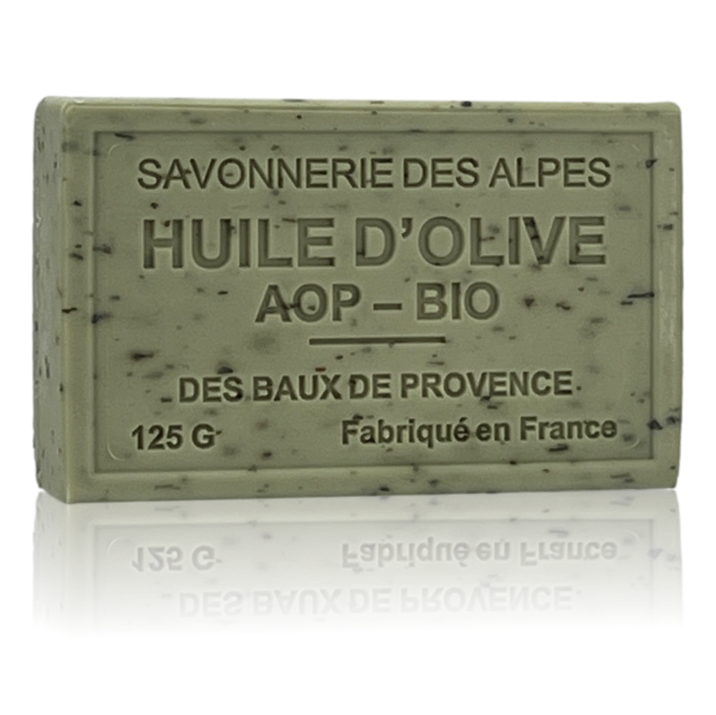 SAVON À L'HUILE D'OLIVE BIO EUCALYPTUS EXFOLIANT