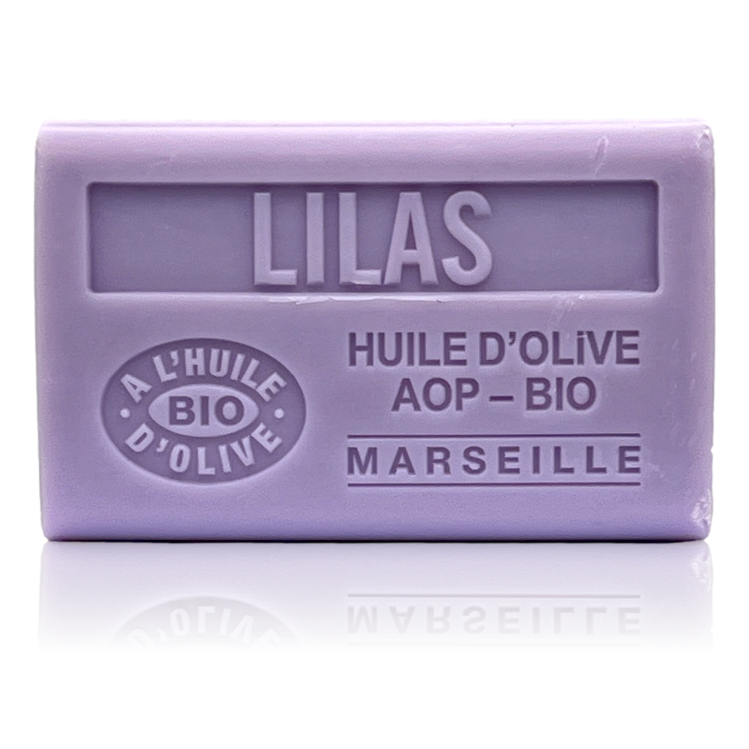 SAVON À L'HUILE D'OLIVE BIO LILAS