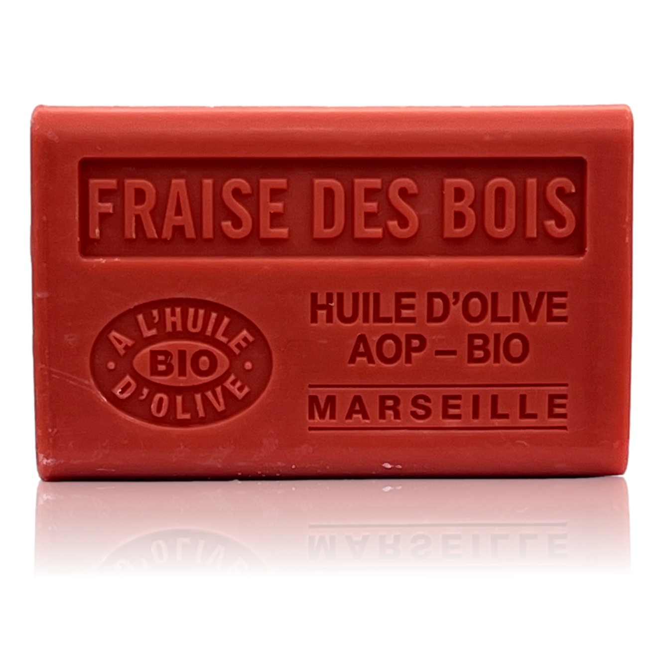 SAVON À L'HUILE D'OLIVE AOP-BIO FRAISE DES BOIS