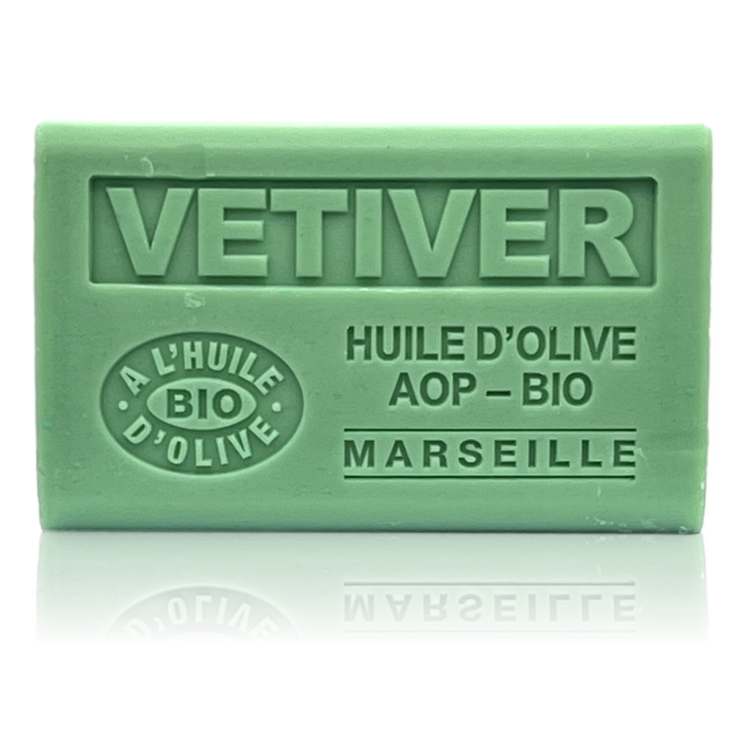 SAVON À L'HUILE D'OLIVE AOP - BIO VETIVER