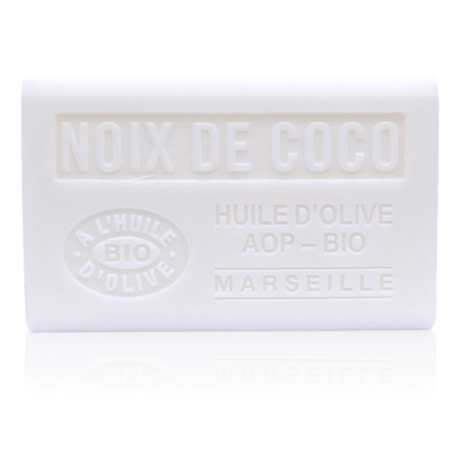 SAVON À L'HUILE D'OLIVE AOP-BIO NOIX DE COCO