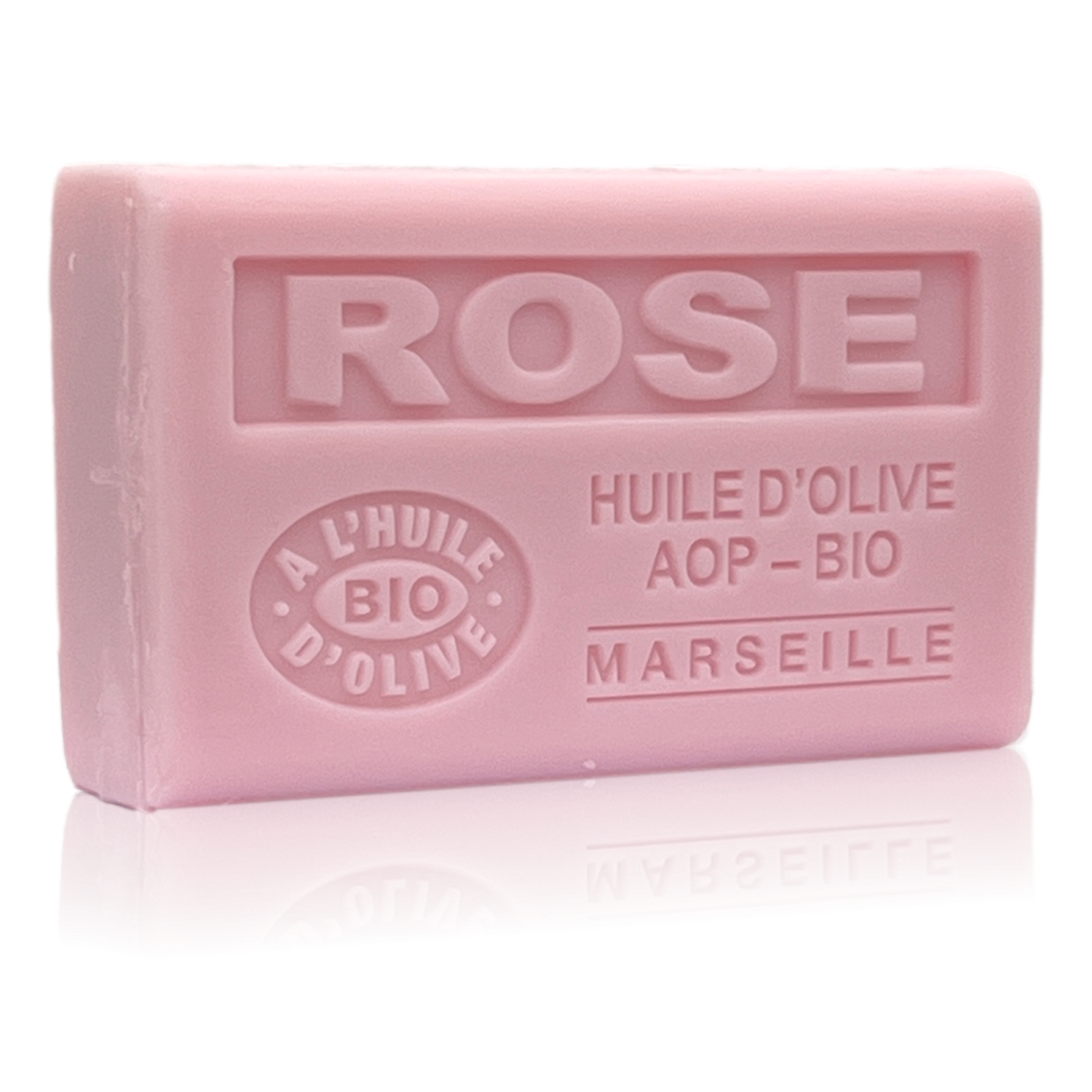 SAVON À L'HUILE D'OLIVE AOP - BIO ROSE
