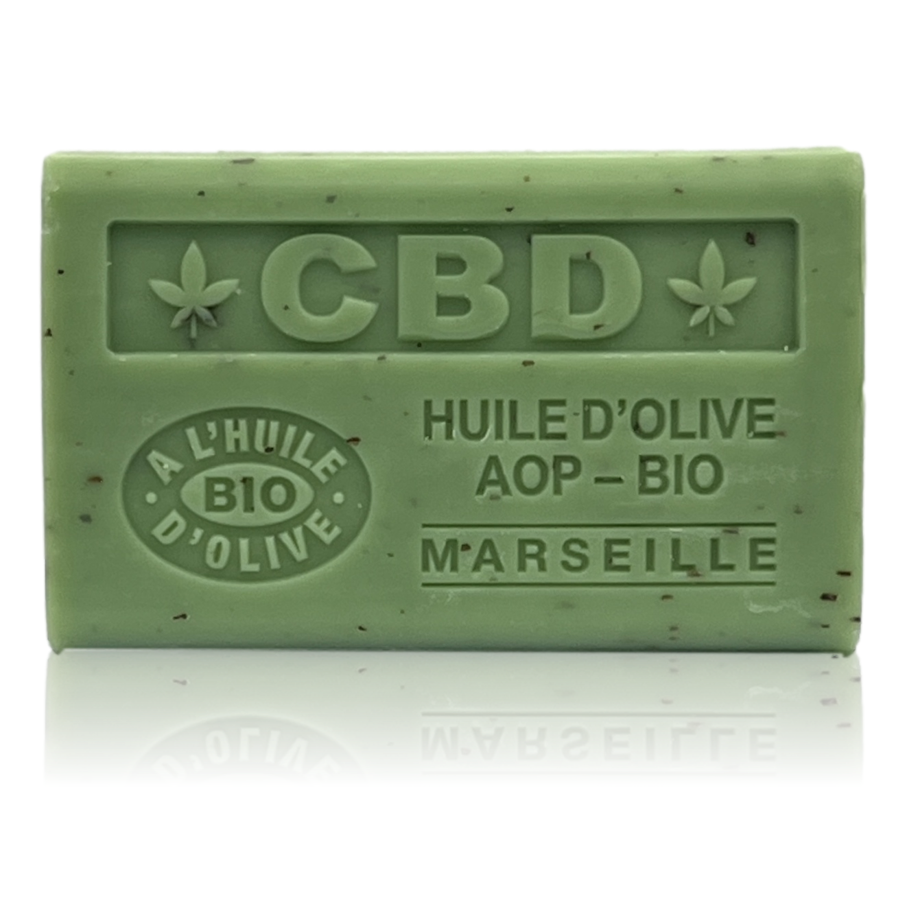 SAVON À L'HUILE D'OLIVE BIO CBD À L'HUILE DE CHANVRE