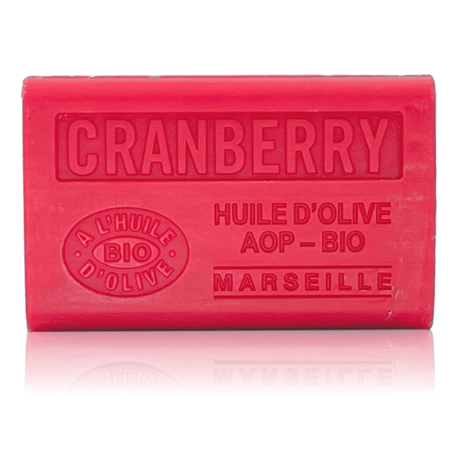 SAVON À L'HUILE D' OLIVE BIO CRANBERRY