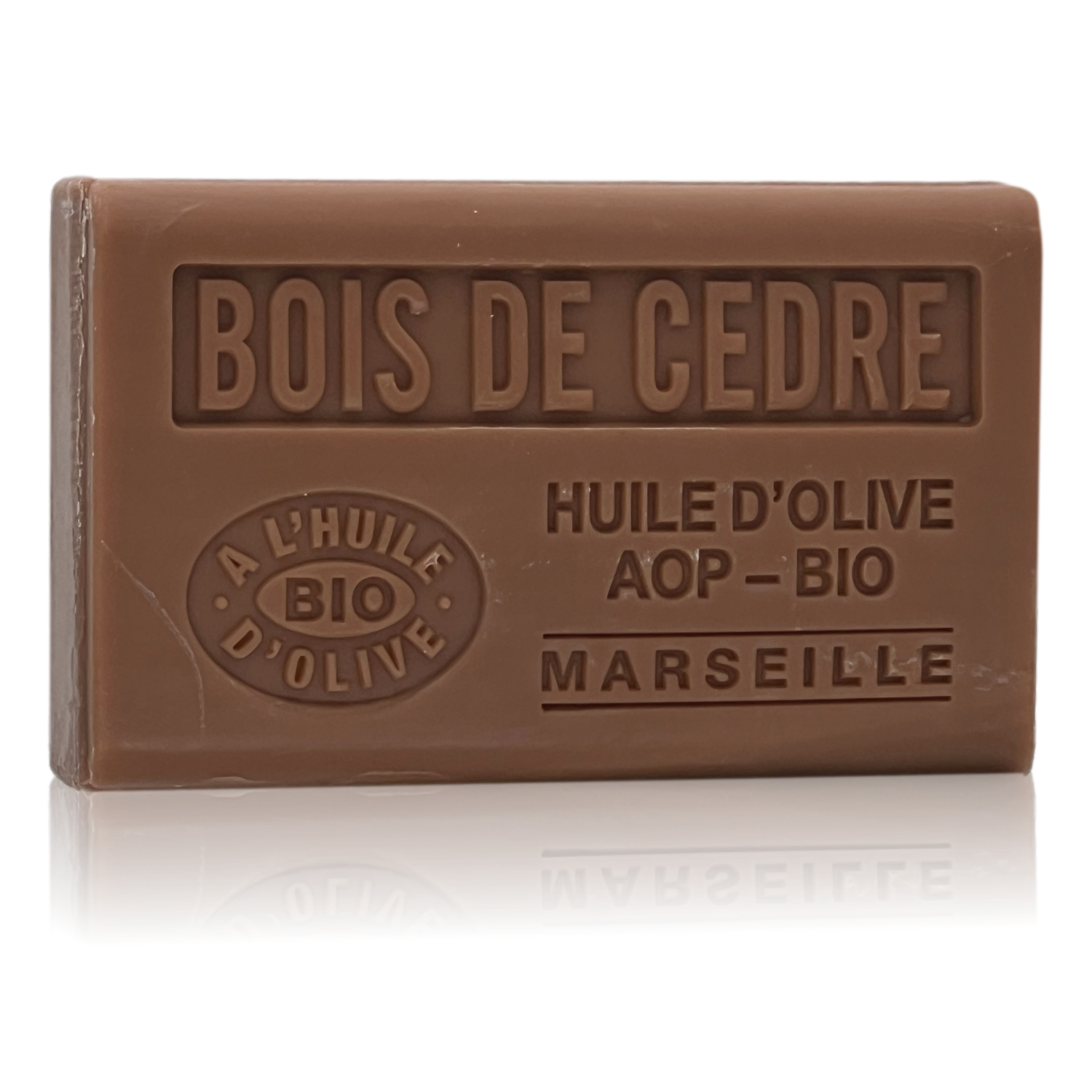 SAVON À L'HUILE D' OLIVE BIO BOIS DE CEDRE